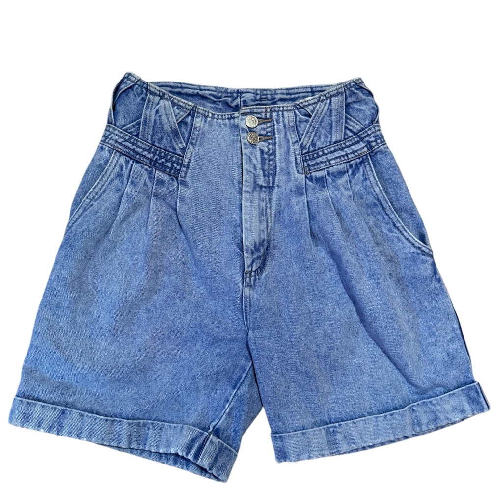 Women’s High rise Vintage Jorts / Denim Summer Shorts High Waisted 24” XS
